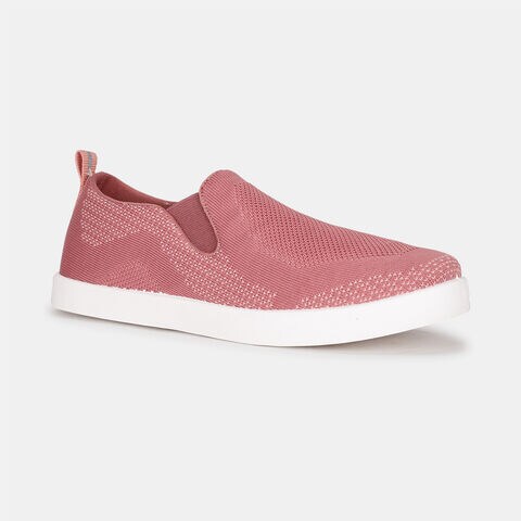 Bata pink slip-on sneaker shoes for women